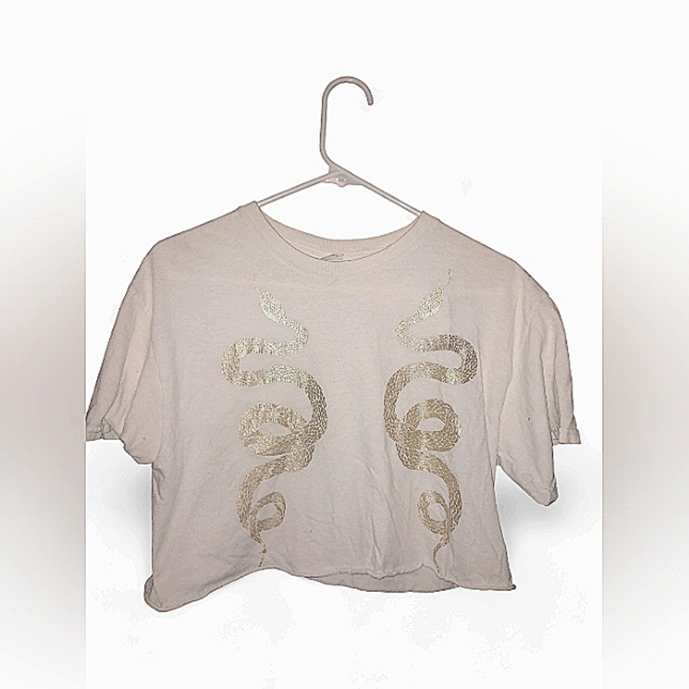 Snake Crop Top